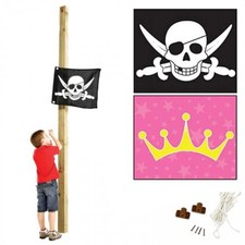Hissfahne mit Flagge Pirat od
