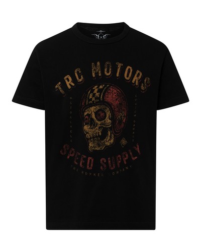 Shirt rokker skull black - t-shirt,