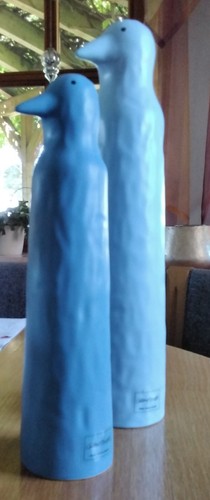 Pinguin duo blaue keramik ikea - pinguin-duo,