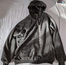 HEYBERRY Aramid Hoody Motorradjacke Hoodie Roller Jacke, Schwarz, Gr. 5XL