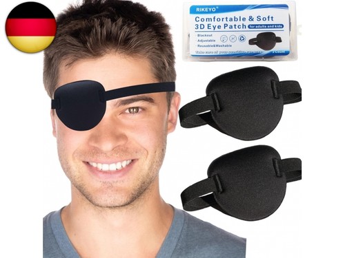 Stück augenklappen für - 2, 3d-augenklappen