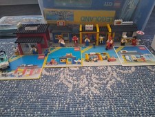 TOP LEGO 6369, 6683, 6689, 6699 Garage, Post, Burger Laden & Fahrradshop 80er BA
