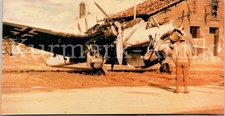 D054 Foto Wehrmacht Farbe colour Repro WL Flugzeug Me110 NJG FuG Funk 1945 Beute
