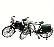 Fahrrad Modell im Maßstab ca. 1:10 GRÜN oder Schwarz DIY Retro Sammeln