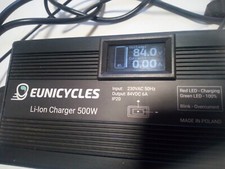 Li-Ion Charger 500 Watt, Eunicycles Charger, Neuwertig, 84 VDC