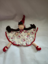 Waldorf Puppe Wichtel Mädchen Schmusetuch Kuscheltuch Schnuffeltuch 28cm TOP 