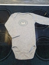 Grauer "Löwe" langarm Body -