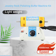 320W Poliermaschine Tischpolier Edelstein Schmuck Schleifmaschine 10000U/min