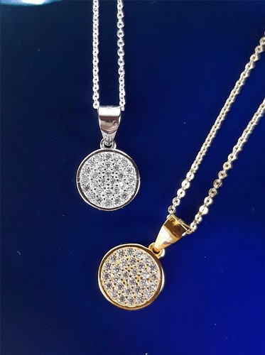 Anhänger silber 925 - 925, rund