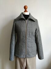NEU Walter Krines Jacke Blazer 38 M Wolle Wolljacke Wollblazer grau kariert