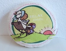 Nici Kissen rund Relax Kissen ca. 28 cm Durchmesser Neuwertig Top Zustand