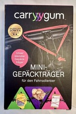 Carryyygum - Mini Gepäckträger für den Fahrradlenker - rot „Die Höhle der Löwen“