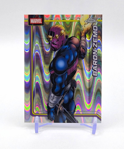 Topps chrome marvel comics - chrome,