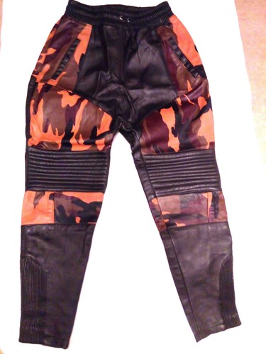 Echtleder jogginghose baggy - -, baggy-