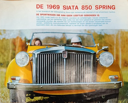 Siata 850 spring promotion - siata,
