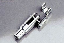 M4 Gabelkopf Alu mit Sicherung Federklipp 2 Stück Gabelköpfe Anlenkung