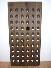 Champagner Rüttelbrett + edle Prägung handlasiert "Palisander" / Eiche Weinregal