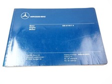 Mercedes Benz OM 617 617A Ersatzteilliste Bildkatalog Illustr Parts Catalog 1987