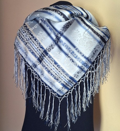 Trachten seidentuch jacquard - seidentuch,