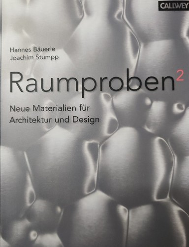 Raumproben neue materialien - neue,
