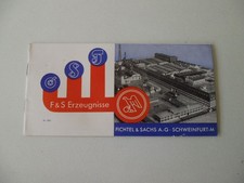 Prospekt fichtel sachs - fichtel&sachs, motor