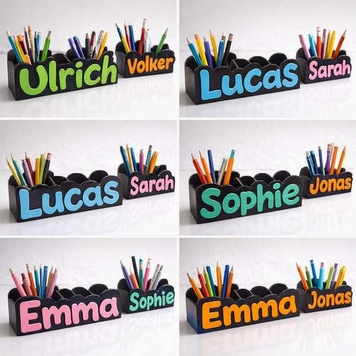 Personalisierter stifthalter - personalisierter,