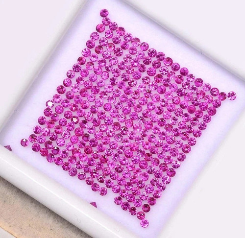 Natürlich rosa saphir mm - natürlich,