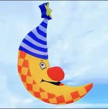 Drachen Mond Leinenschmuck 10m Kite Moon