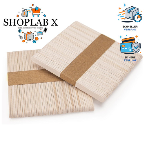 Eisstiele holz 100 - holz, stück