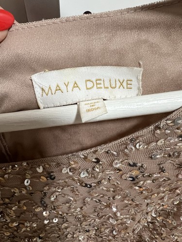 Abendkleid rosé beige - abendkleid,, gr.