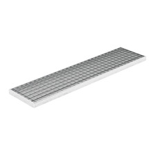MEA Garagenrost Gitterrost Stahl 30x30mm TS30mm 990x240mm feuerverzinkt