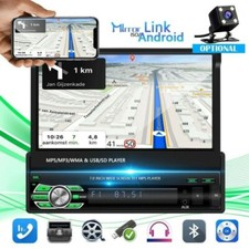 1 DIN Autoradio MIT 7" Touchscreen Bildschirm USB TF MP5 Player Radio Bluetooth