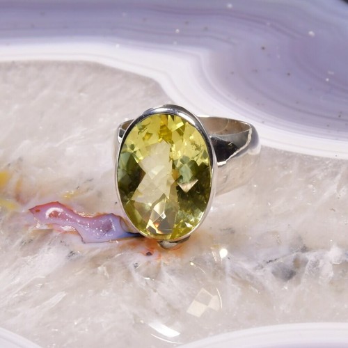 Citrin ring 925er silber - ring,,