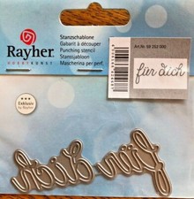 Stanzschablonen stanzen Schablone Rayher Sizzix verschiedene Motive