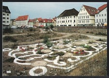 Erfurt, Baugrube am Hirschgarten, Ansichtskarte 
