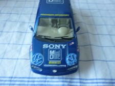 Bburago , Volkswagen Golf Rally 4, 1998, blau, OVP, 1:24, VITRINENMODELL!!