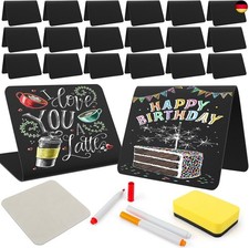 20 Stück Kreidetafel Klein