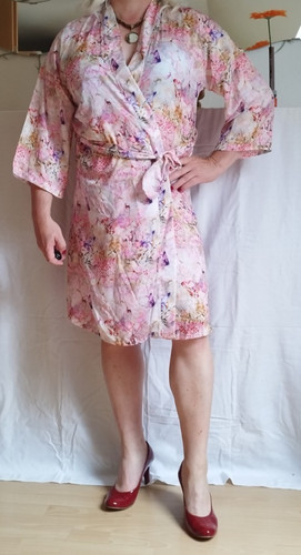 Wickelkleid satinkleid - wickelkleid,