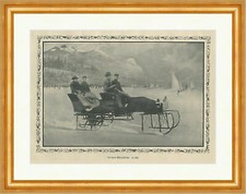 Ein neuer Motorschlitten Winter Landschaft Erfindung Lenkrad Druck ED 865