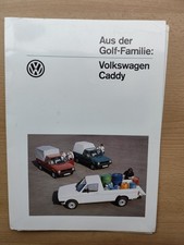 Alte Info Presse Mappe VW Volkswagen  Caddy 80er Ohne Inhalt  Sammeln Auto