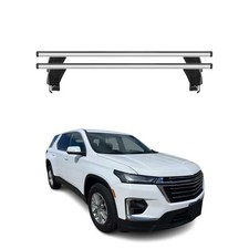Menabo Dachträger Grundtäger für Chevrolet Traverse 2018-2024 50kg Alu Silber 2x