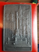 Plakette Buderus Stephans Dom Wien Pestsäule ca.21x13cm, Gusseisen, Kunstguss#13