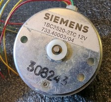 1x SIEMENS GETRIEBE MOTOR 12V