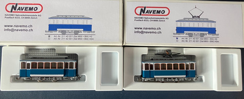 Navemo strassenbahn tram - h0,