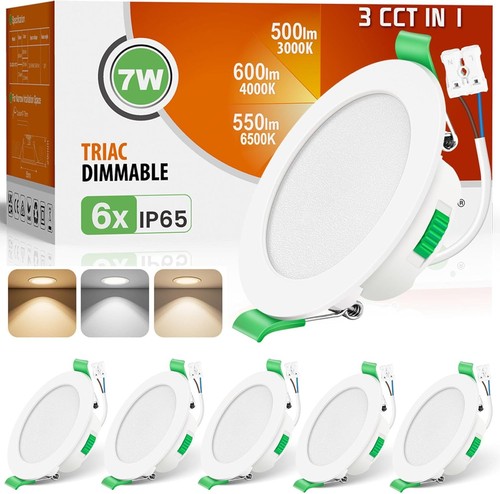 Led einbaustrahler set 6er - led,