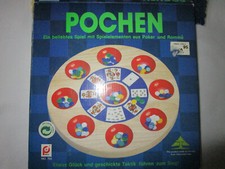 Pochbrett Holz + Chips pochen