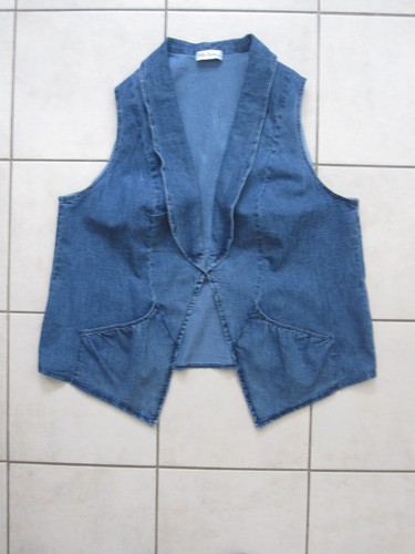 Weste jeans ulla popken - weste,