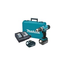 Makita DHP453 RFE  Akkuschrauber-Set mit 2 x 18V 3Ah- Akku neu Fachhändler,  RFJ
