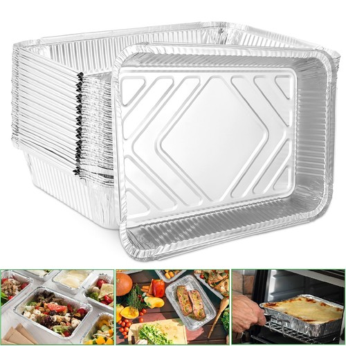 Groß alu grillschalen - groß,