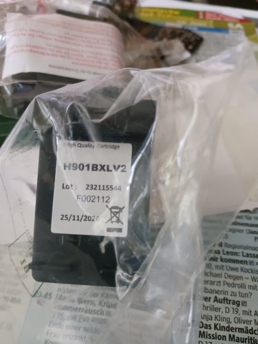 Hp901 farbe schwarz refill - farbe,